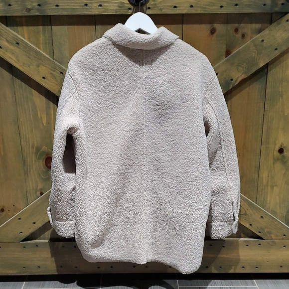 Joie Cream Sherpa Jacket with Teddy Texture Size Medium - Picture 6 of 8